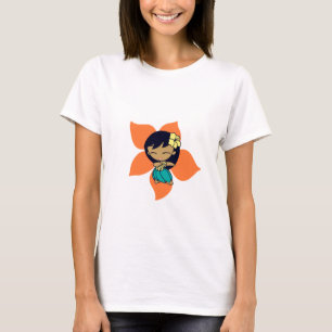 Camiseta "Aloha T das senhoras dos méis" no amarelo