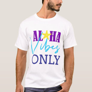 Camiseta Aloha Vibes Apenas Design de Starfish Tropical
