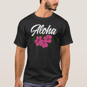 Camiseta Aloha Women Hawaii Flower Aloha Party Love