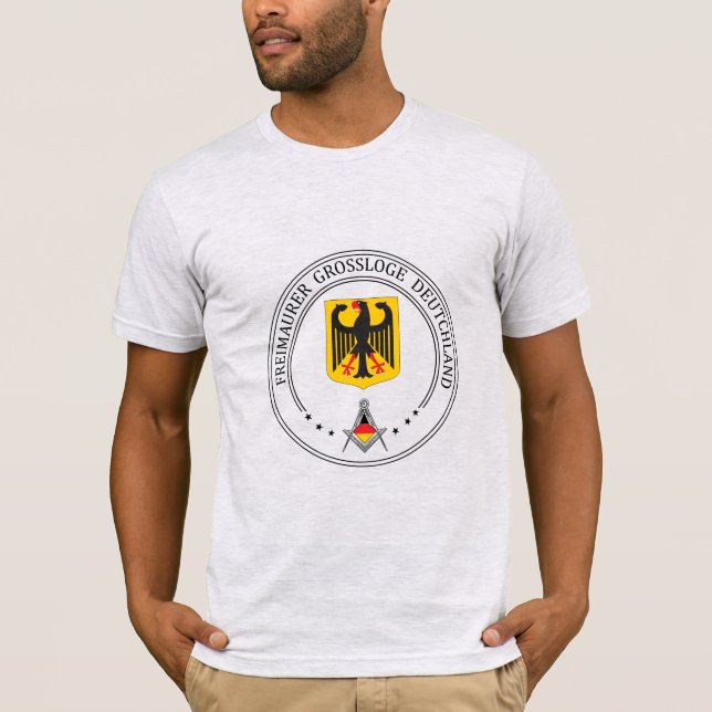 Camiseta Alojamento da Freemasonry na Alemanha (Frente)