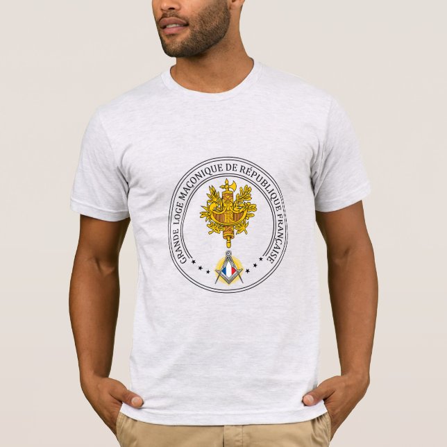 Camiseta Alojamento de freemasonry em França (Frente)