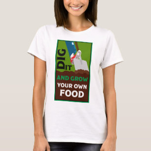 Camiseta Alojamento de jardinagem vegetal