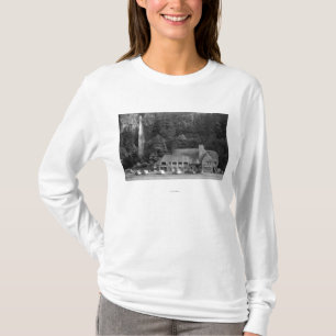 Camiseta Alojamento de Multnomah e fotografia das quedas