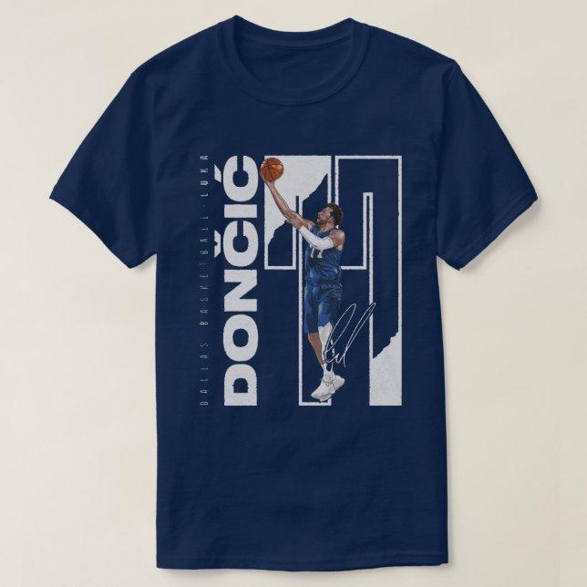 Camiseta Alongamento de Luka Doncic (Frente do Design)