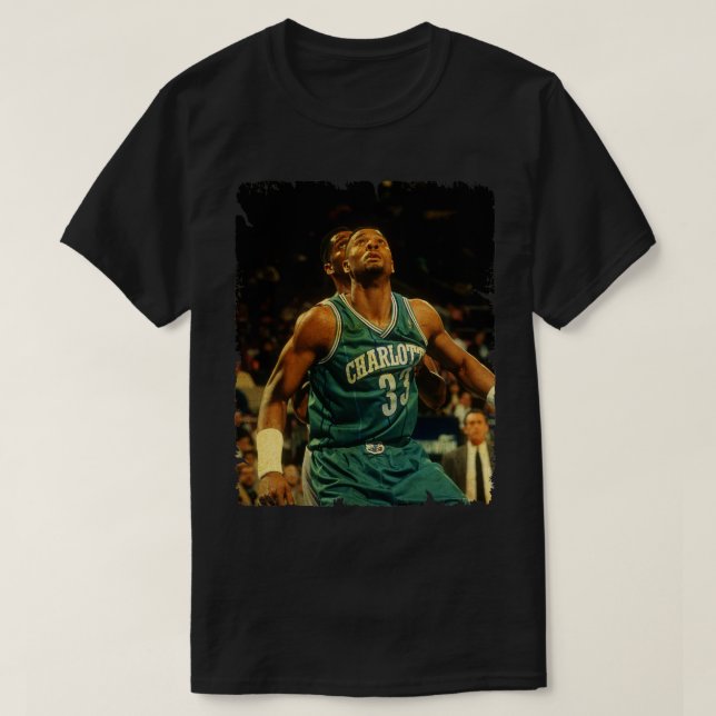 Camiseta Alonzo Mourning Design De Basquete 5 (Frente do Design)