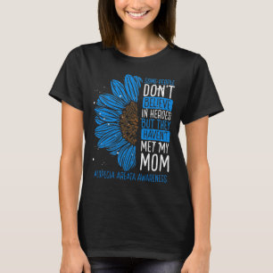 Camiseta Alopecia Areata Awareness Ribbon Mom Warrior