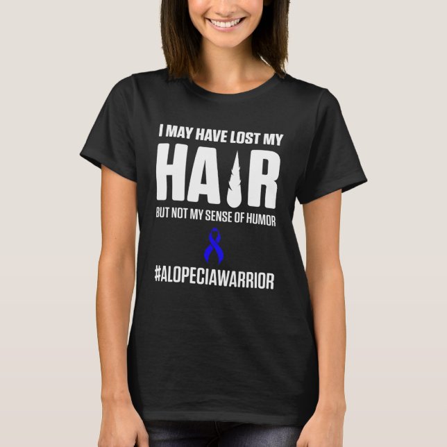 Camiseta Alopecia Awareness Hair Loss Warrior Survivor 3 (Frente)