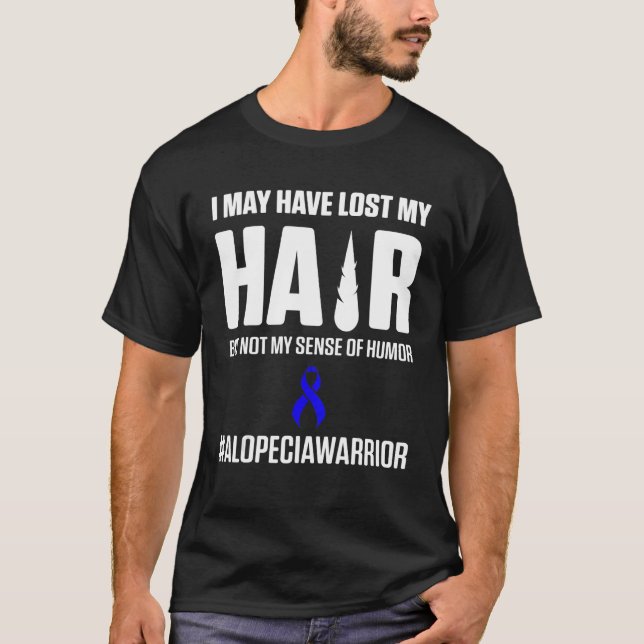 Camiseta Alopecia Awareness Hair Loss Warrior Survivor 3 (Frente)