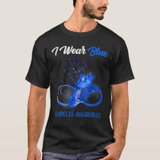 Camiseta Alopecia das penas das borboletas