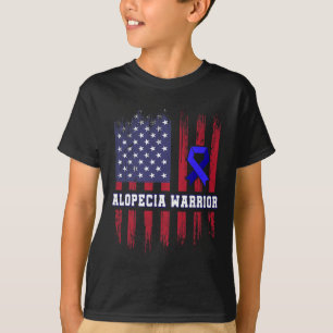 Camiseta Alopecia Sensibilização Cabelo Perda Guerreira Sob