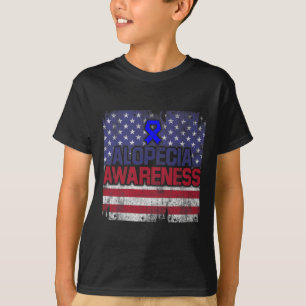Camiseta Alopecia Sensibilização Cabelo Perda Guerreira Sob