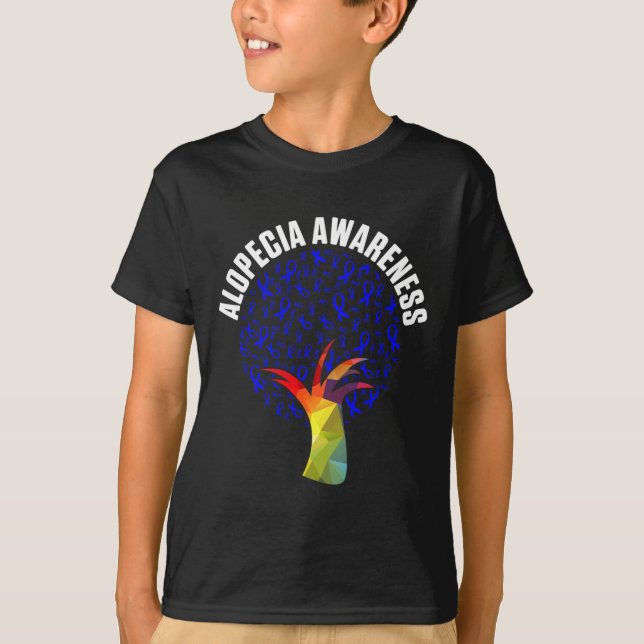 Camiseta Alopecia Sensibilização Cabelo Perda Guerreiro Lut (Frente)