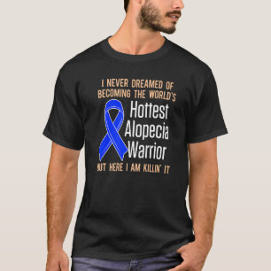 Camiseta Alopecia Sensibilização Cabelo Perda Guerreiro Sob