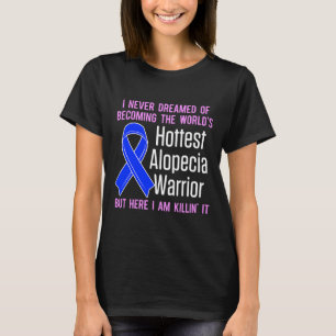 Camiseta Alopecia Sensibilização Cabelo Perda Guerreiro Sob