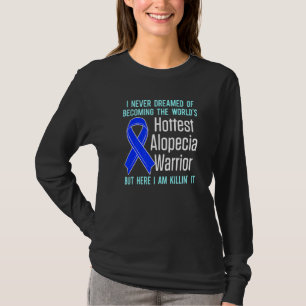 Camiseta Alopecia Sensibilização Cabelo Perda Guerreiro Sob
