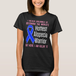 Camiseta Alopecia Sensibilização Cabelo Perda Guerreiro Sob