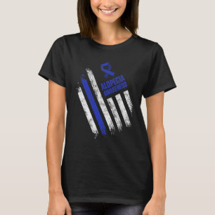 Camiseta Alopecia Sensibilização Cabelo Perda Guerreiro Tac