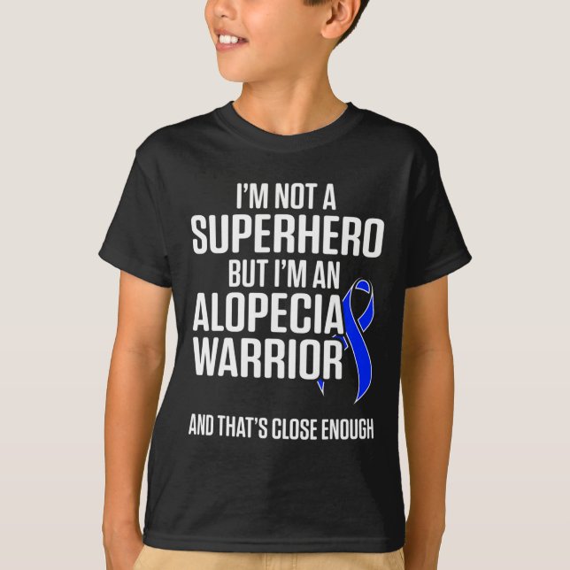 Camiseta Alopecia Sensibilização Cabelo Perde Sobrevivência (Frente)