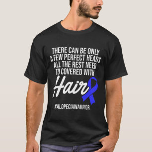 Camiseta Alopecia Sensibilização Cabelo Perdido Guerreiro C