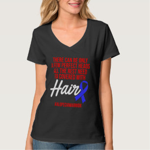 Camiseta Alopecia Sensibilização Cabelo Perdido Guerreiro C