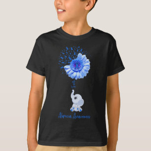 Camiseta Alopecia Sensibilização Fé-Elefante Sobrevivência