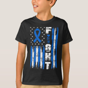 Camiseta Alopecia Sensibilização Patriótica Estados Unidos 