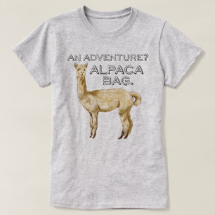 Camiseta Alpaca Bag Engraçado Animal Dizendo