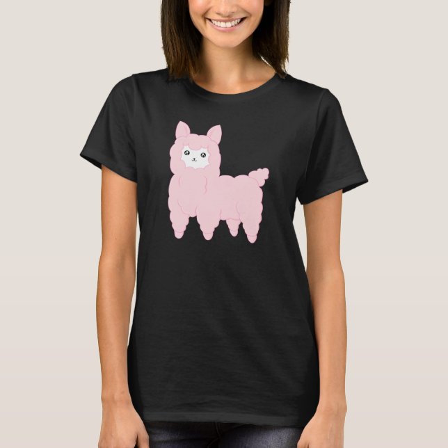 Camiseta Alpaca de Kawaii (Frente)