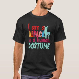 Camiseta Alpaca Engraçado Eu Sou Uma Alpaca Em Um Disfarce