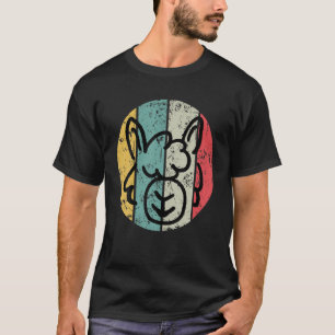 Camiseta Alpaca Farmers Farmers Lama Head Retro Alpaca Llam