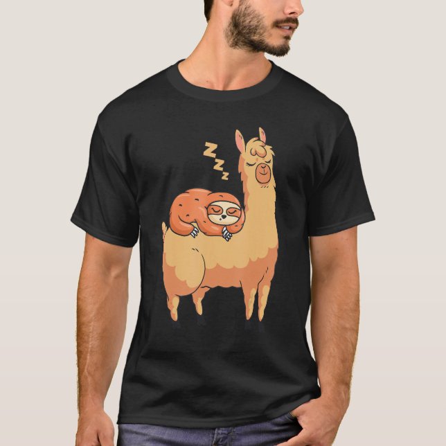 Camiseta Alpaca Funny Sloth (Frente)