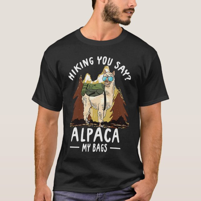 Camiseta Alpaca Hiking Apparel For Women (Frente)