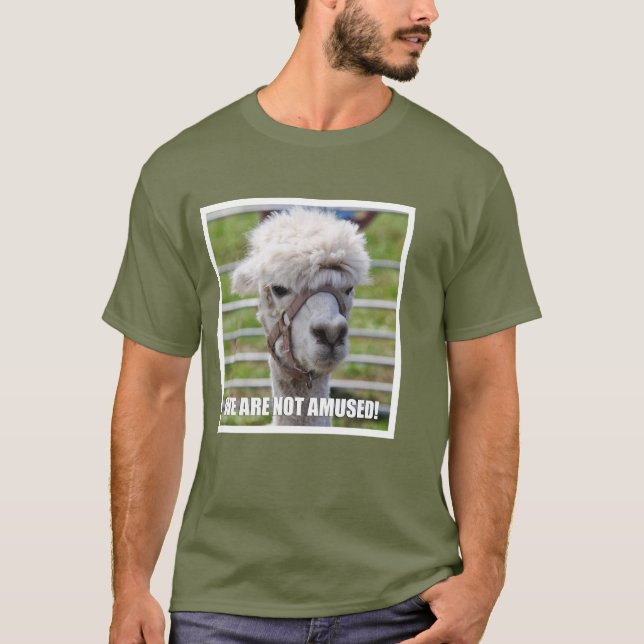 Camiseta Alpaca irritada (Frente)