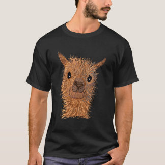 Camiseta Alpaca Lhama Doce Alpaca Doce Alpaca Cabeça de Alp