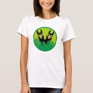 Camiseta Alpaca llama Twins