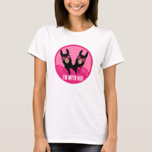 Camiseta Alpaca llama Twins