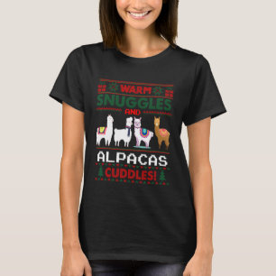 Camiseta Alpaca Lover Pajama Cute Llama Ugly Christmas Swea