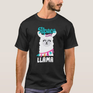 Camiseta Alpaca Não Uma Lhama Camelídeo Mamífero Alpaca