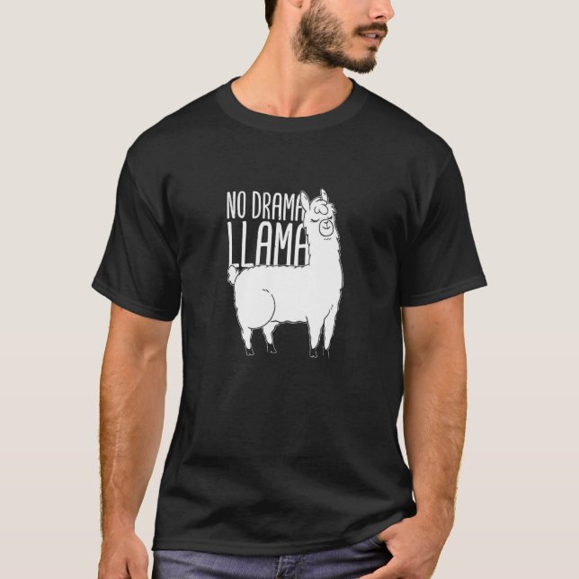 Camiseta Alpaca No Drama Llama (Frente)