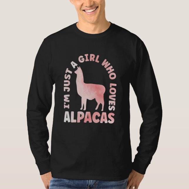 Camiseta Alpaca Outfit for Llama Lovers Apparel Women & Gir (Frente)