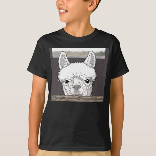 Camiseta Alpaca Portrait (Frente)