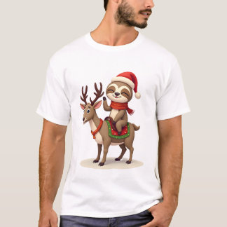Camiseta Alpaca Sloth Christmas