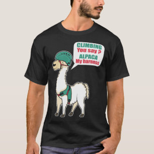Camiseta Alpaca Subindo Montanha Subindo E Alpaca Fan