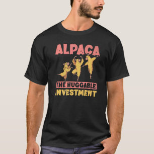 Camiseta Alpaca The Huggable Investment Alpaca Whisperer Fa
