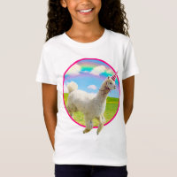 Alpaca Unicorn Sob O Rainbow Sky