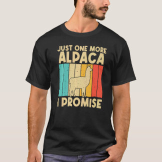 Camiseta Alpaca Vintage Para Homens Mulheres Crianças Menin