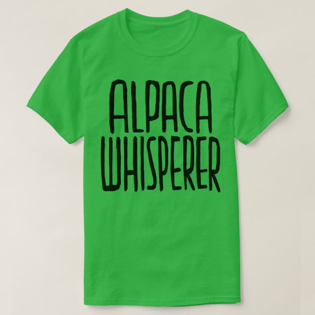 Camiseta Alpaca Whisperer (Frente do Design)