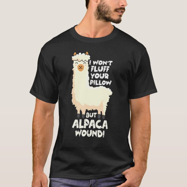Camiseta Alpaca Wound Care Trauma Er Ems Cute Llama (Frente)
