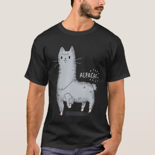 Camiseta Alpacat Alpaca Gato Gatito Lhama  Kitty Híbrido An