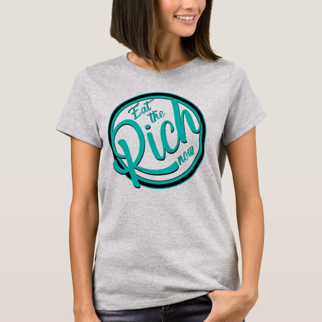 Camiseta alpargata „Eat Rich the now “WilleSeries (Frente)